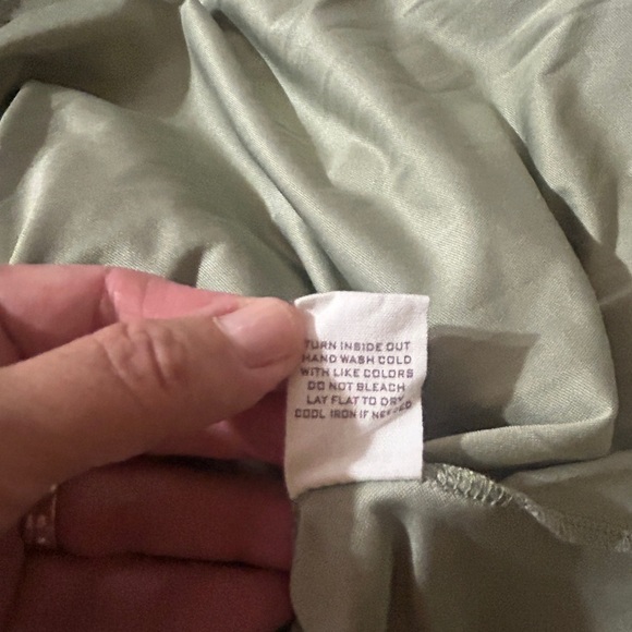 EUC Blu Pepper Sage Green Dress size M with gorgeous details. - Picture 5 of 11